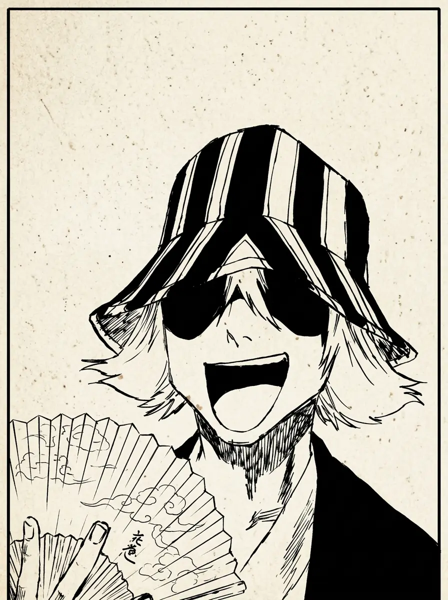 Kisuke Urahara manga illustration